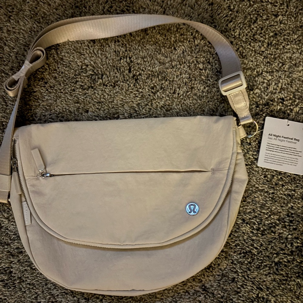 lululemon athletica Beige Crossbody Bag